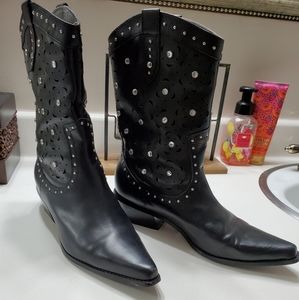 2 lips too, bling  western boots, 9 1/2